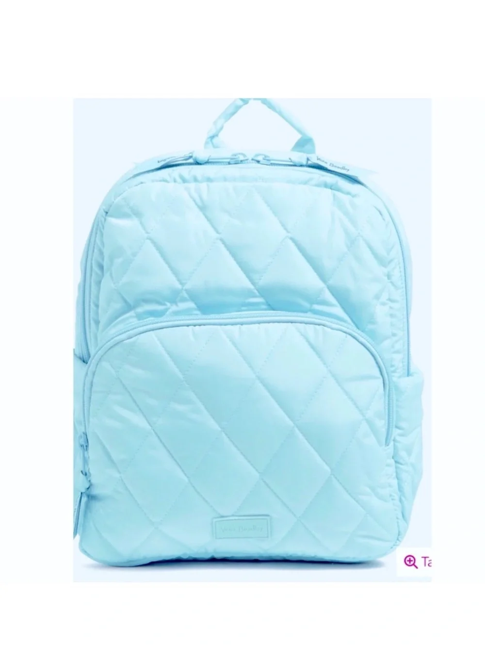 Vera Bradley Ultralight Compact Backpack Sea Salt Blue NWT
